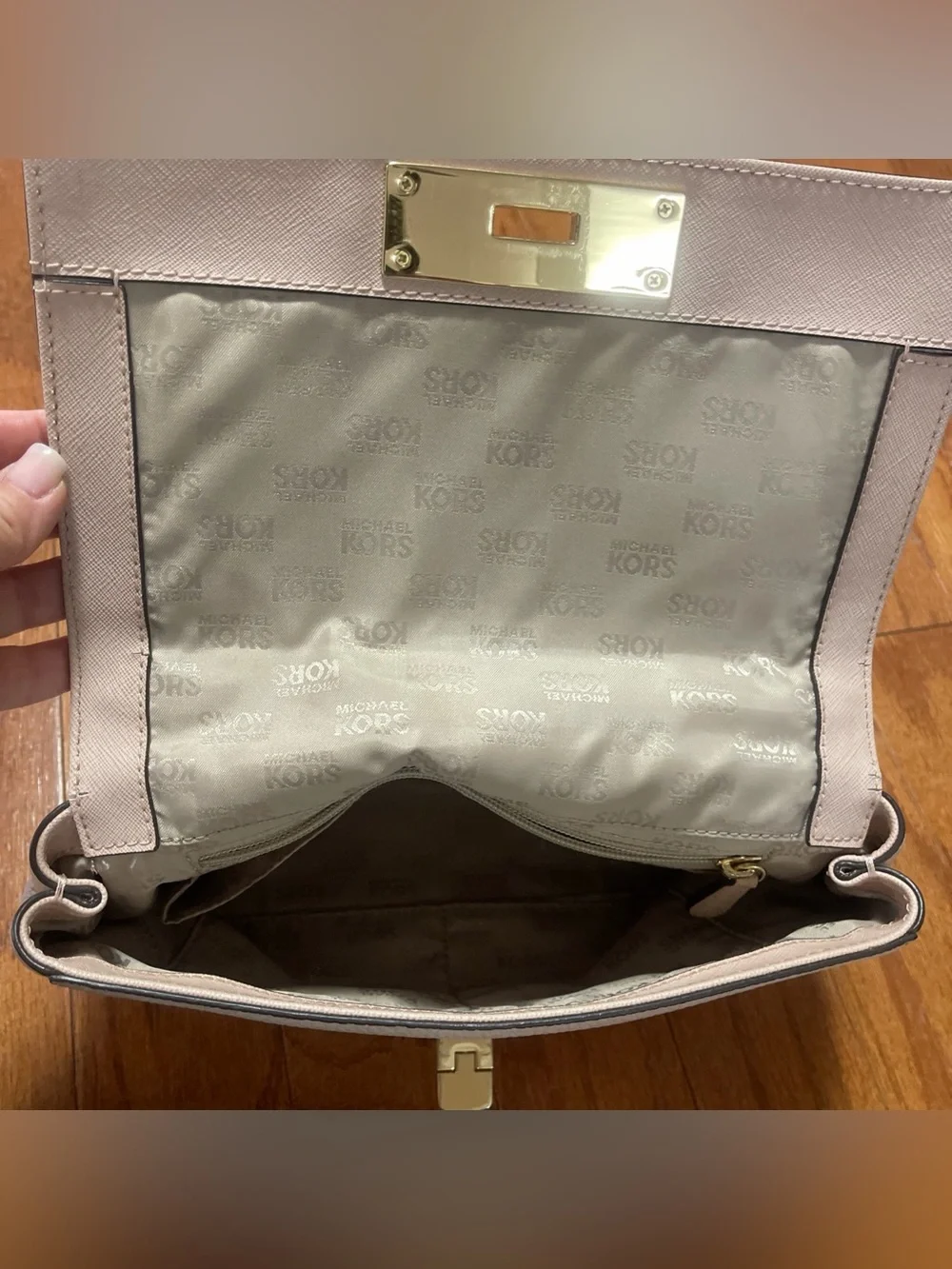 MICHAEL KORS Callie  Ballet Pink Satchel Women’s Crossbody